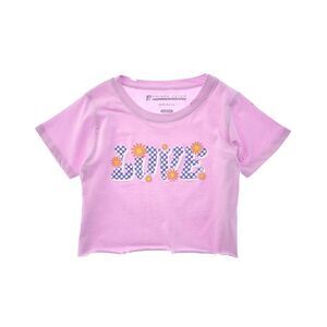 Prince Peter Collection Girls Prince Peter Love Crop T-Shirt, Purple